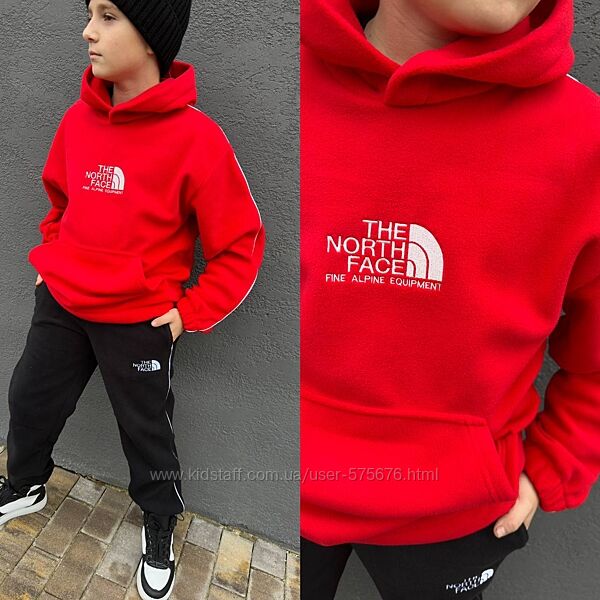 Акція р.134 до 164р. Дитячий костюм зимній двосторонній фліс полар