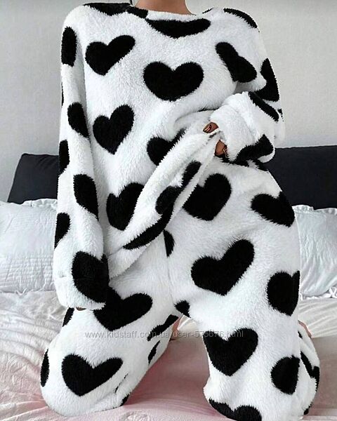 42-46, 46-50 Тепла домашня піжама хутро тедді