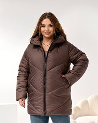 р.48 до 62р. Куртка пальто зимове плащівка, синтепон 250