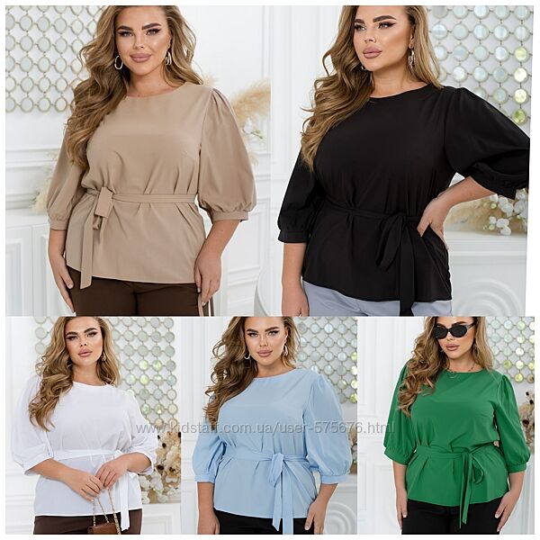 р.50 до 64р. Блуза софт