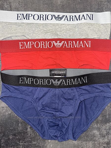 Набір трусів брифи 3 шт Emporio Armani, оригінал, розмір  L