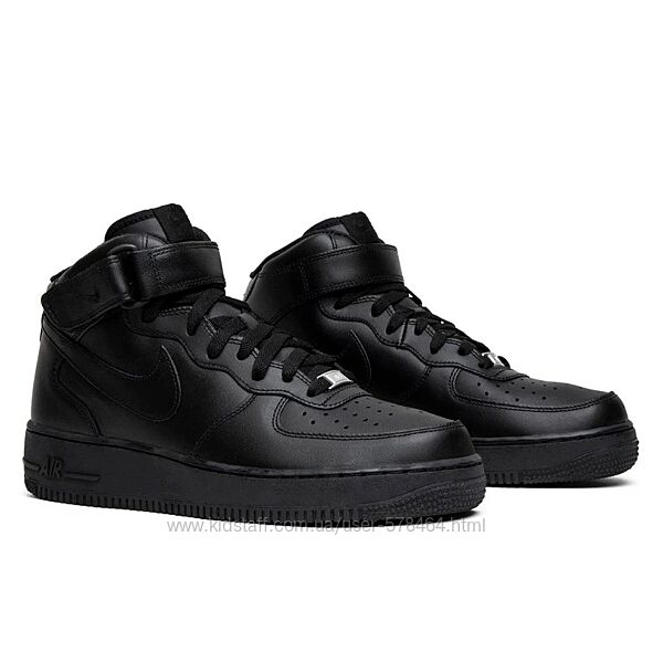 Шкіряні кросівки Nike Air Force 1 07 Mid, оригінал, р-р 45-46