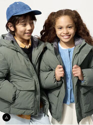 Пуховик, куртка пухова пуффер uniqlo, оригінал, 7-8 років