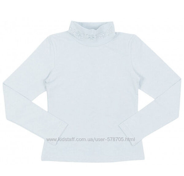 Білий гольф для дівчаток ТМ Valeri-Tex, р.122-128