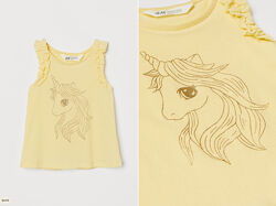 Футболка H&M для дівчинки, 8-10 р.