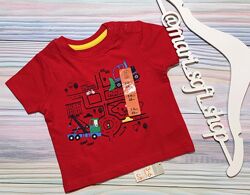 Червона футболка з принтом Primark р. 3-6 міс