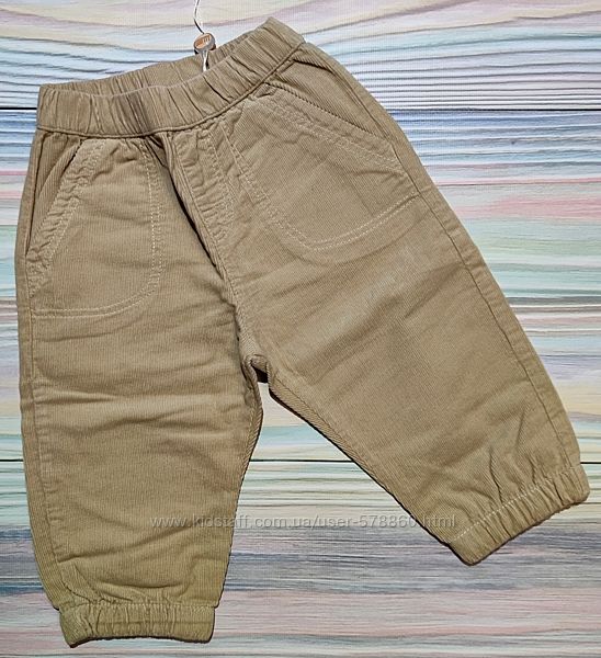 Пісочні вельветові штани Original marines р. 6-9 міс