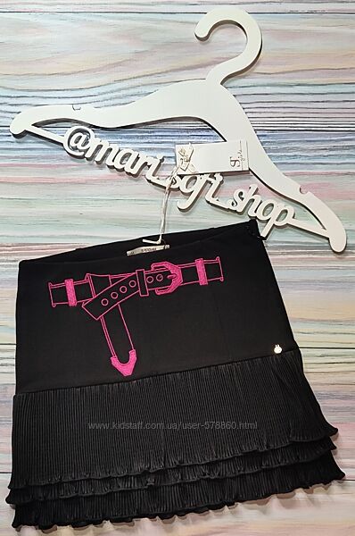 Чорна спідниця з оборками SuperTrash р. 128