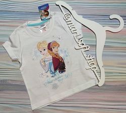 Біла футболка з Frozen Disney р. 18-24 міс