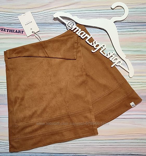 Коричнева спідниця під замш Nik&Nik р. 14 років