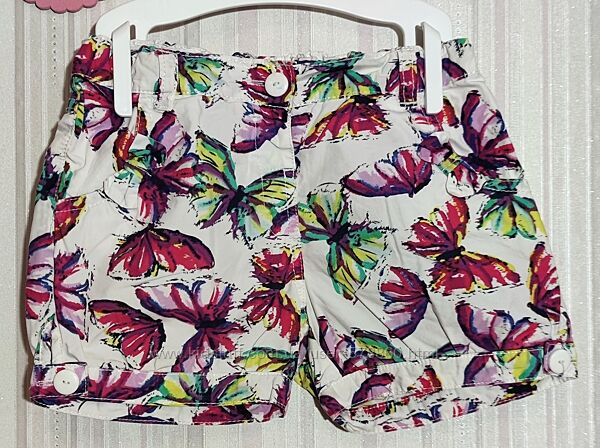 Білі шорти Gee Joy з метеликами р. 2-4 роки