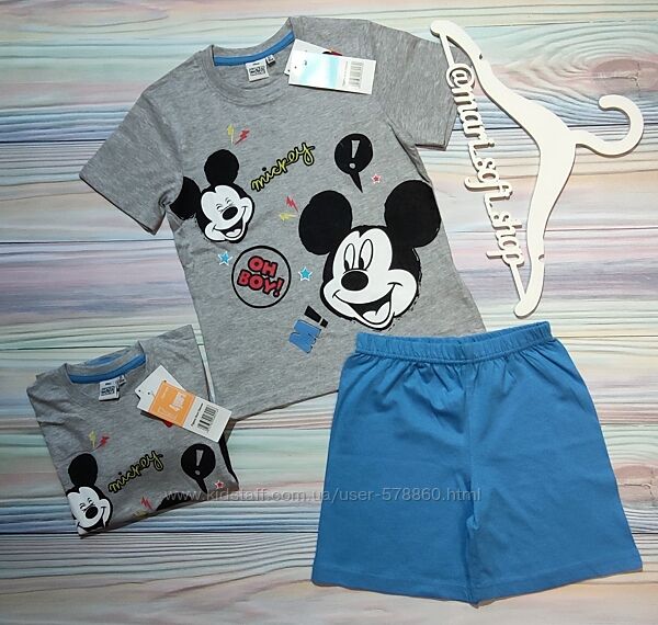 Літня піжама з Mickey Mouse Disney р. 104