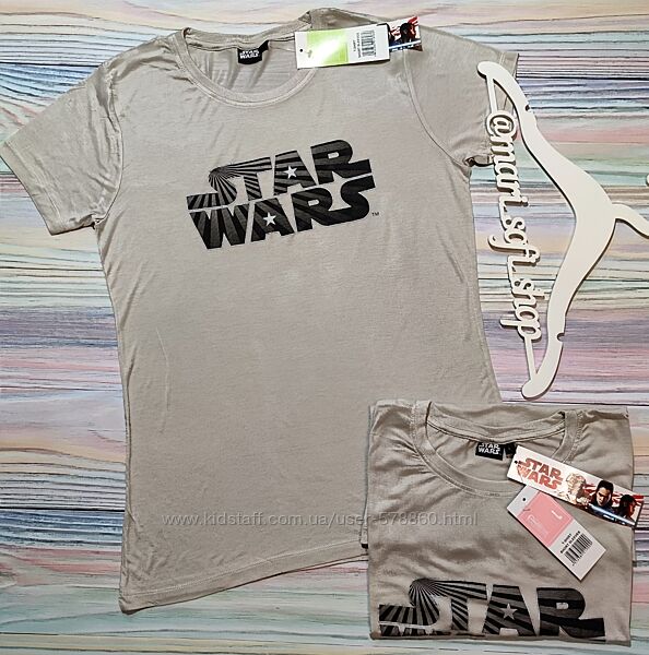 Уцінка Світло-сіра футболка з Star Wars Disney р. S