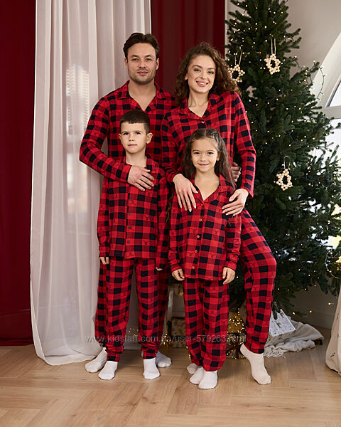 Пижамы Family Look, для всей семьи.