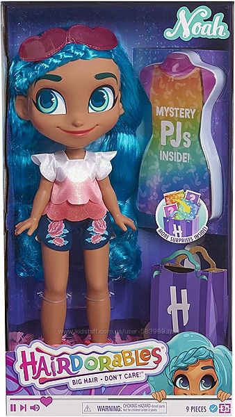 Большая Кукла Хэрдораблс Ноа 46 см. Hairdorables Noah Mystery Fashion Doll
