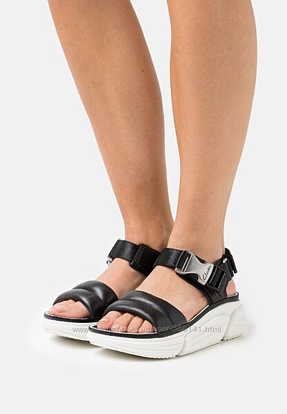 Clarks Tri Comet Sun кожаные босоножки 