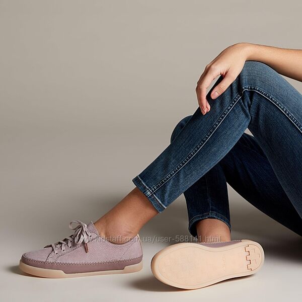 Clarks  Hidi Holly  кожаные кеды