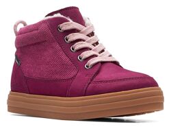 Clarks Nova Rain K зимние кожаные ботинки