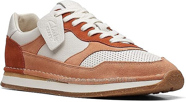 Clarks Craft Run Tor кожаные кроссовки 
