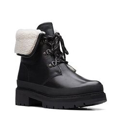 Clarks Orianna Turn Black  зимние ботинки 