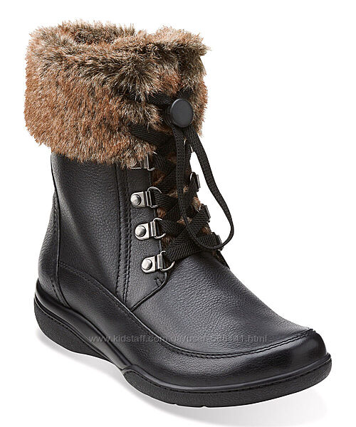 Clarks Kearns Legacy кожаные зимние сапожки размер 39-40