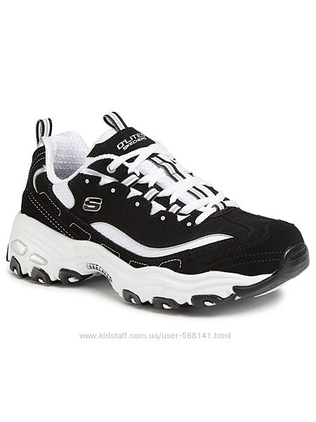 Кроссовки Skechers D&acuteLites 52675-BKW размер 43  Оригинал 
