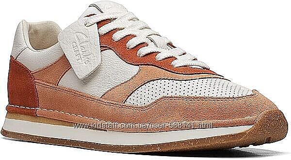 Clarks Craft Run Tor кожаные кроссовки
