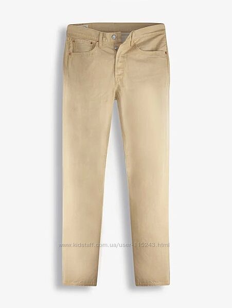 Оригінальні джинси Levi&acutes Mens 501 Original Jeans Yellow Stonewash