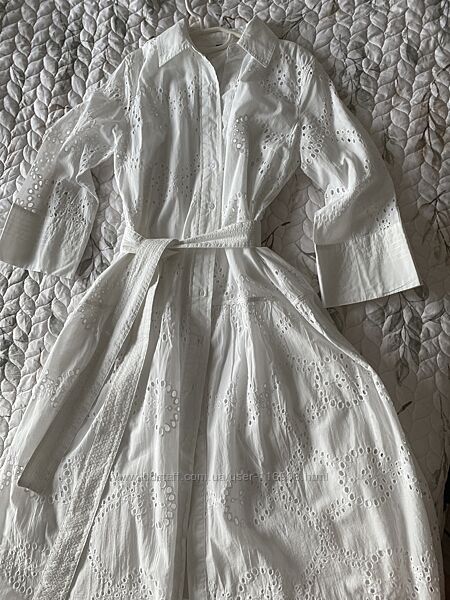 Біла бавовняна сукня р. 46 М