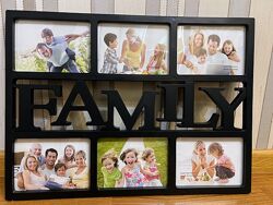 Фоторамка на 6 фото, сімейна