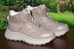 Ботинки зимние натур кожа мех а44 размер 36 37