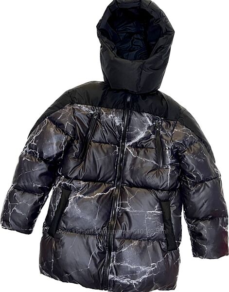 Зимовий пуховик для хлопчиків 140- 158 рр