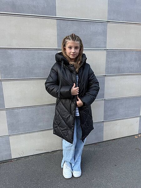 Зимове пальто, пуховик 140-158 рр