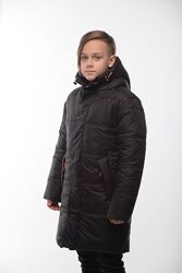 Підліткова зимова подовжена курточка на хлопця 