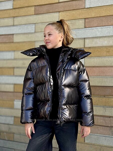 Стильний зимовий пуховик 140-165 рр