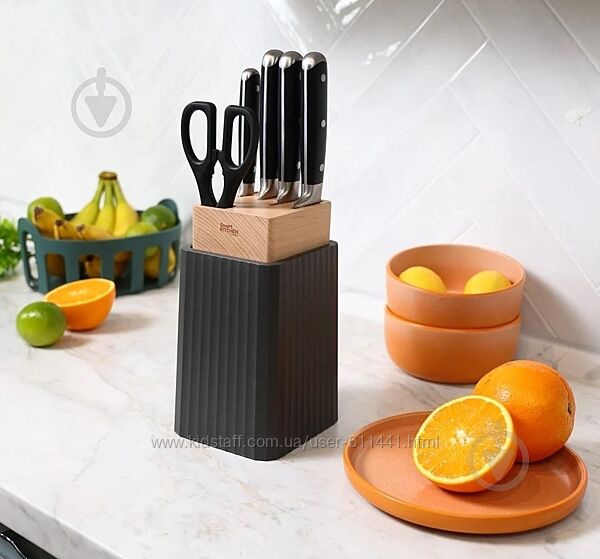 Подставка для ножей Smart Kitchen by Flamberg Bright Charcoal.