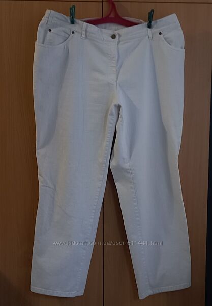 Женские джинсы GERKE /Германия/Color-White/Большой размер.