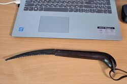 Пила по дереву, садовая, складная/СССР/Рукоять-Карболит/1950-е годы.