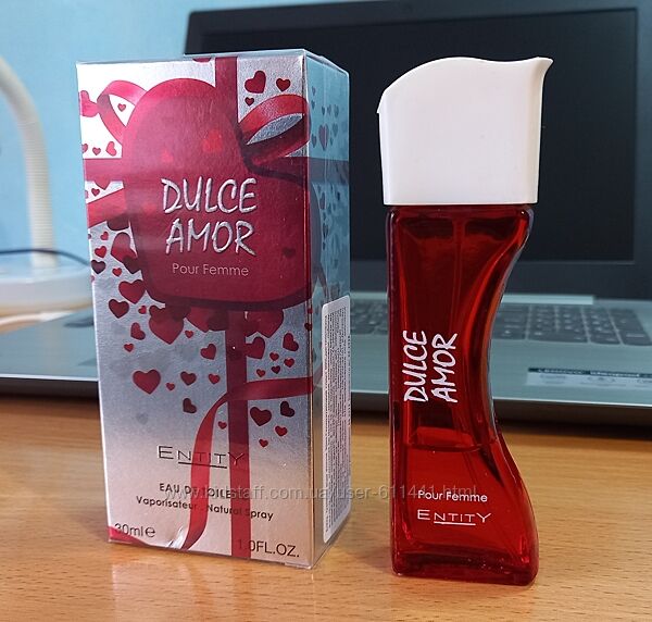 Женская парфюмерная туалетная вода Entity Dulce Amor.