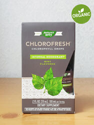 Natures Way, Chlorofresh, Хлорофилл, капли, аромат мяты, 59 мл