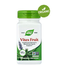 Natures Way, плоди вітексу, 400 мг, 100 капсул