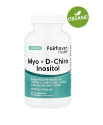 Fairhaven Health, міо-інозитол та D-хіро-інозитол, 120 капсул