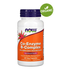 NOW Foods, Co-Enzyme B-complex, комплекс коферментів групи B, 60 капсул