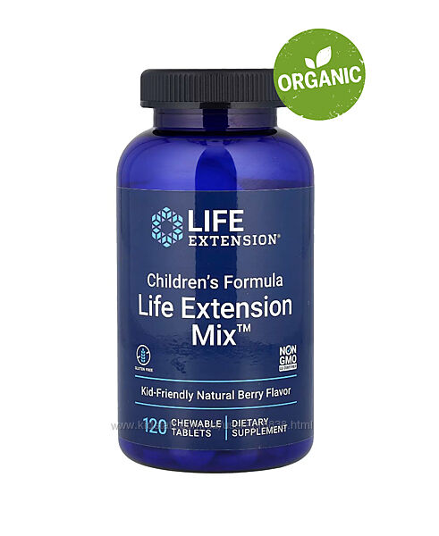 Life Extension Mix, Мультивітаміни для дітей, 120 таблеток