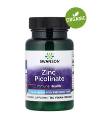 Swanson, Піколінат цинку, 22 мг, 60 капсул
