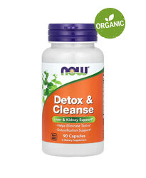 NOW Foods, detox & cleanse, детокс та очищення, 90 капсул