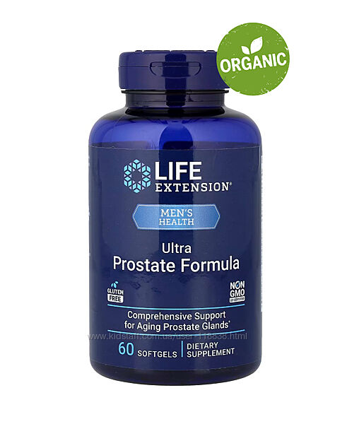 Life Extension, Ultra Prostate Formula, для чоловічого здоров´я, 60 капсул
