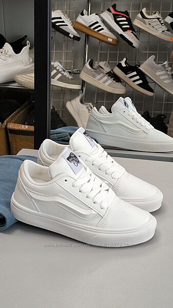 Білі кеди під VANS 34,35р