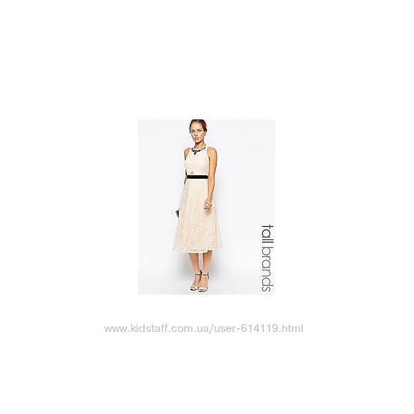 Нарядное ажурное платье lmistress uk12, евро 40
