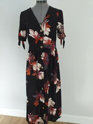 Шикарное яркое платье с цветочным принтом Primark